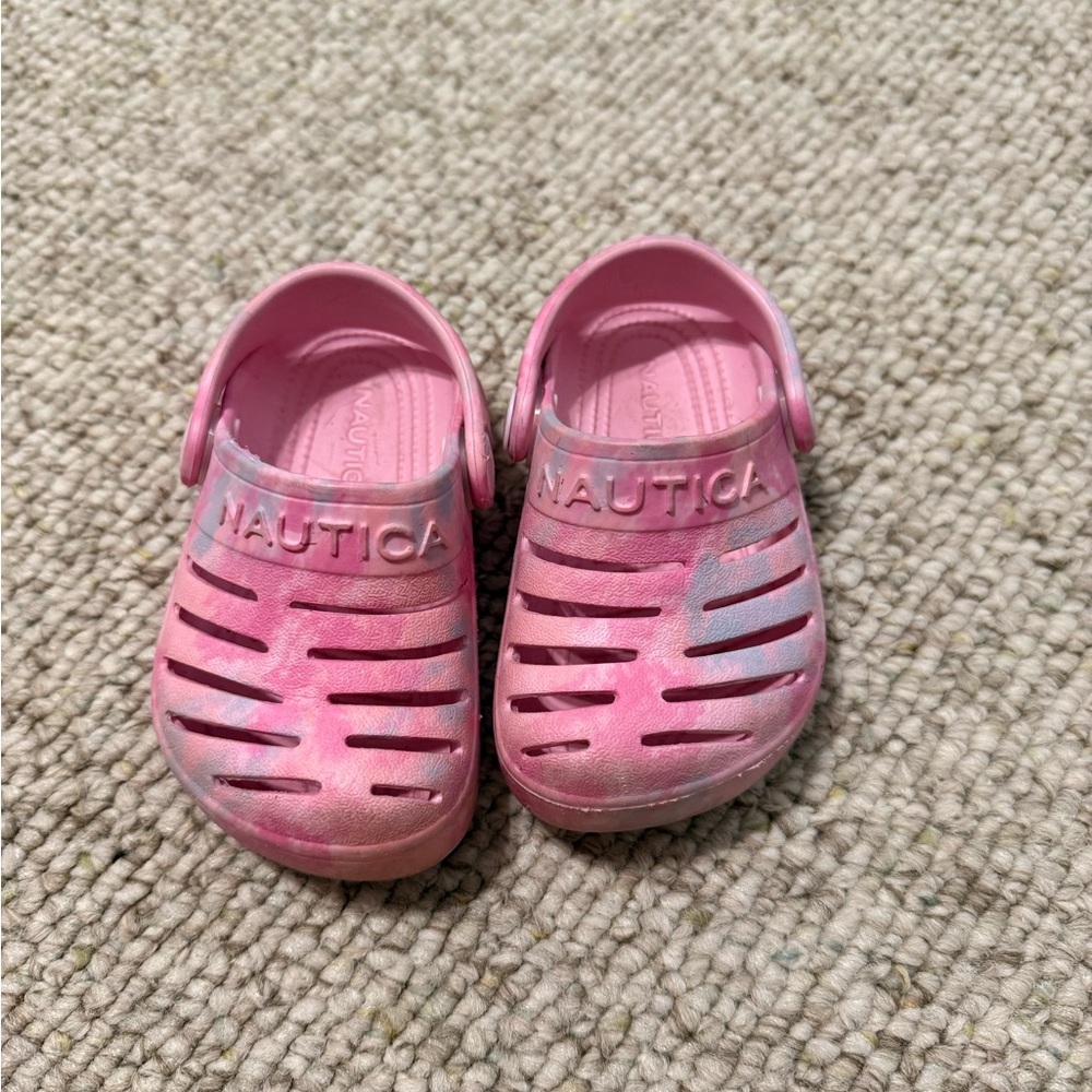 Nautica Pink Water Shoes with Ventilation and Slip-On Design